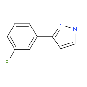 1H-Pyrazole,3-(3-fluorophenyl)-(9CI) 149739-61-7